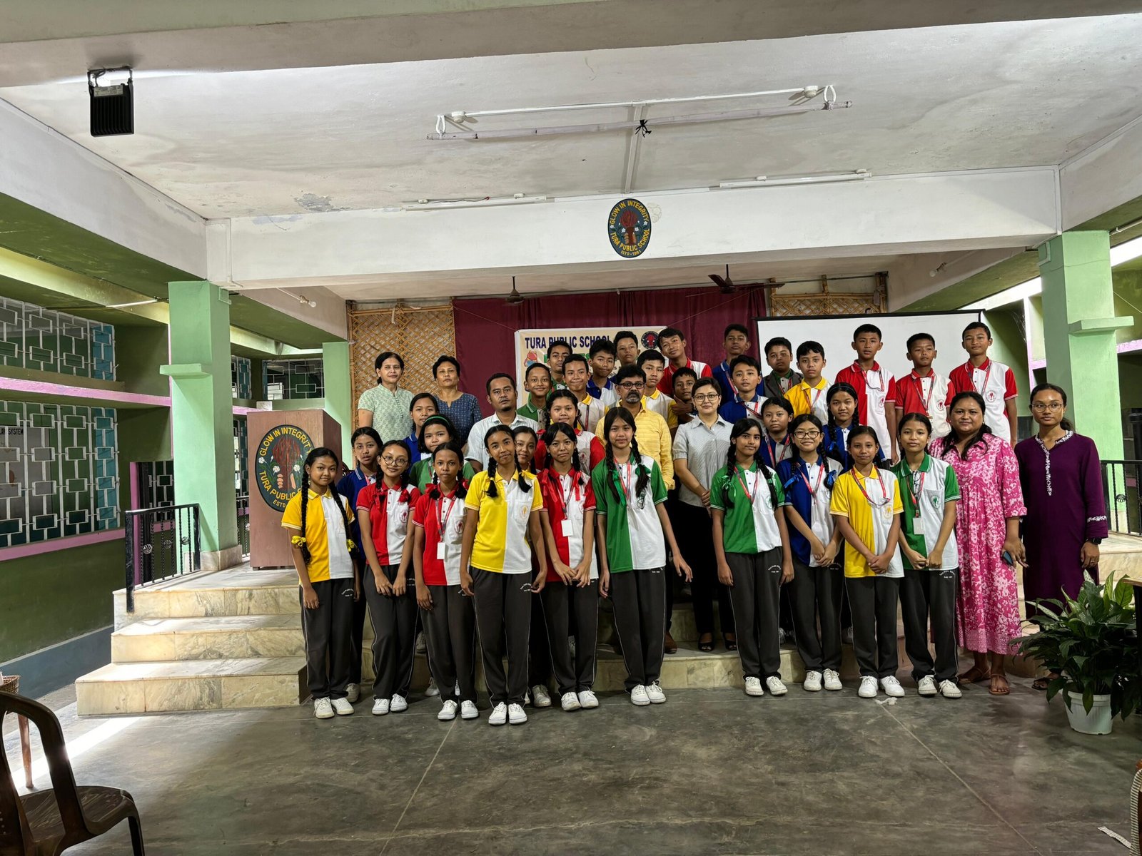 Campus life at Tura Public School