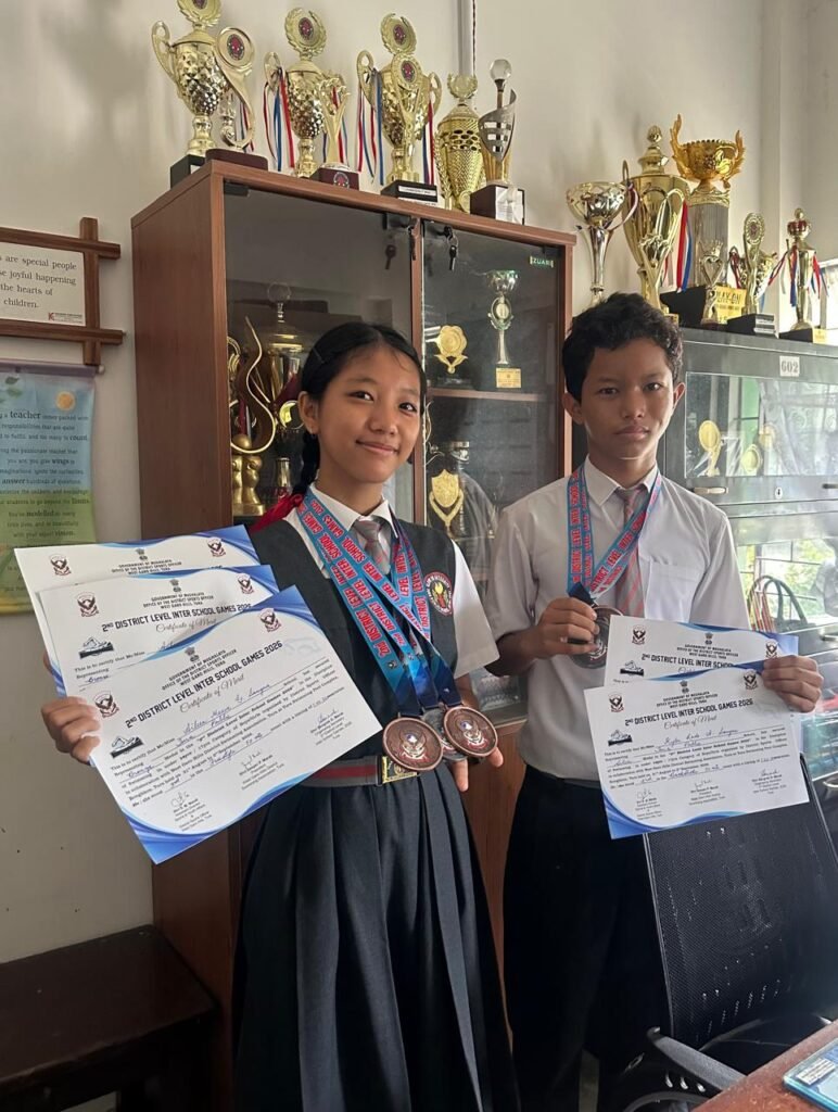 Miss Aileen Maeve G Sangma and Master Kyler Rado A Sangma